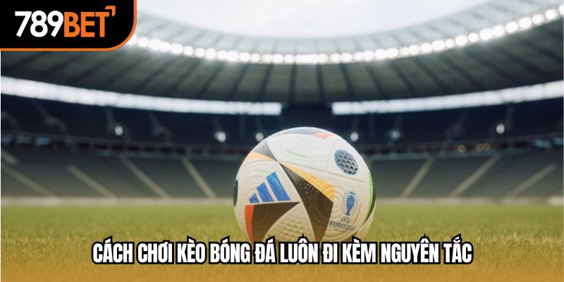 Cách chơi kèo bóng đá luôn đi kèm nguyên tắc